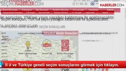 İl il ve Türkiye geneli seçim sonuçlarını görmek için tıklayın.
