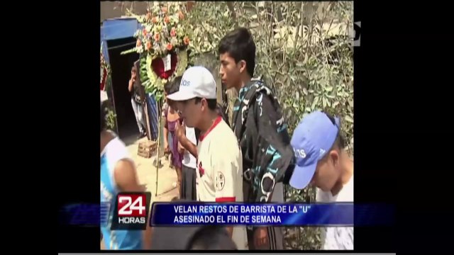 Velan restos de barrista de la 'U' asesinado cerca al estadio Monumental