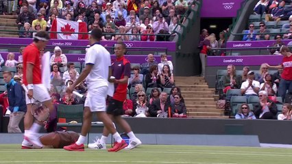 Tsonga Raonic Olympic games London 2012 R2 highlights