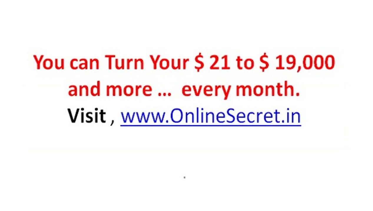 Earn Online. Smart Online Income. Make your computer money .