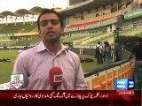 Umar Gul and Saeed Ajmal ready to face Chris Gayle today