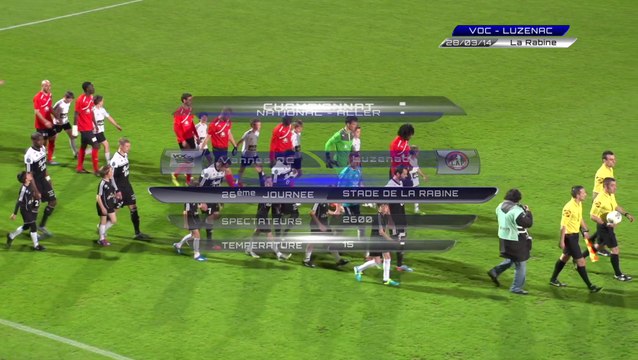 Championnat national 26ème journée Vannes OC - Luzenac