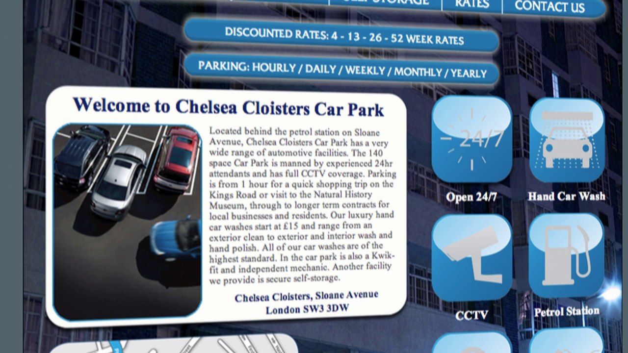 Parking sloane square By Chelsea Cloisters Car Park