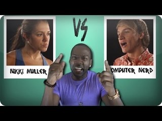 Computer Nerd vs. Nikki Muller - Picture Battle 2