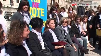TG 31.03.14 Vote for Woman, le donne baresi scelgono lo slogan