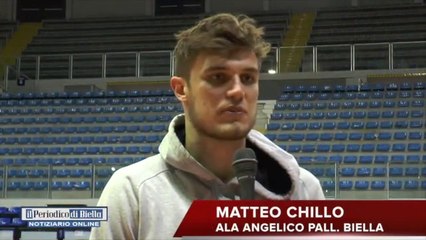 Intervista a Matteo Chillo - Angelico Biella vs Lighthouse Trapani