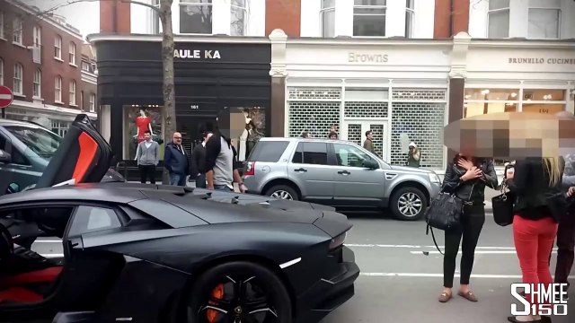 Lamborghini Aventador Crash