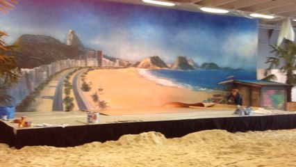 Une plage de 600 m2 à la Foire Internationale de Nantes