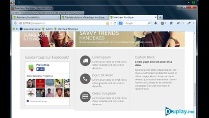 Installer PrestaShop 1.6 sur Windows 2/2