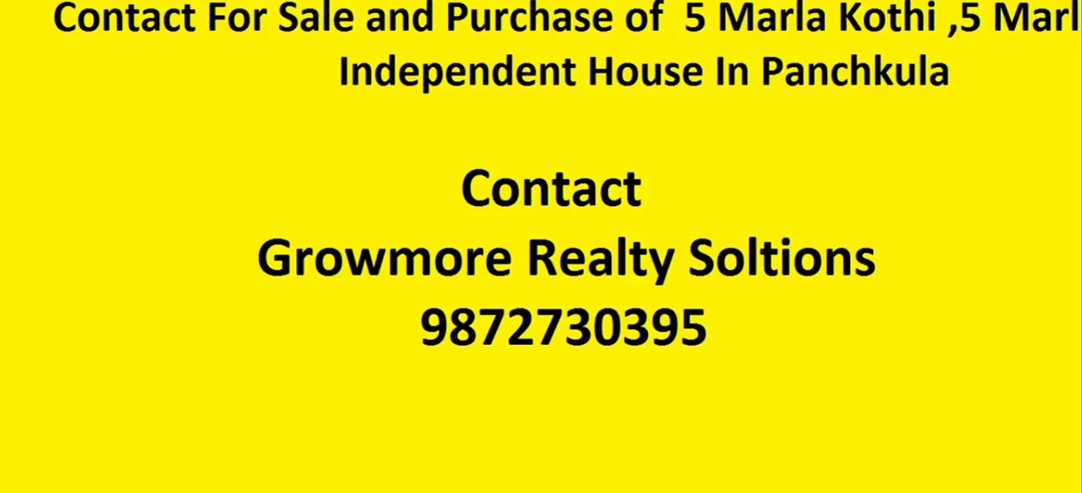 9872730395 Kothi sale 5 Marla Panchkula | 5 Marla independent House for sale Panchkula
