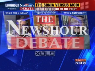 The Newshour  Debate: 2014 now Modi vs Sonia - 2
