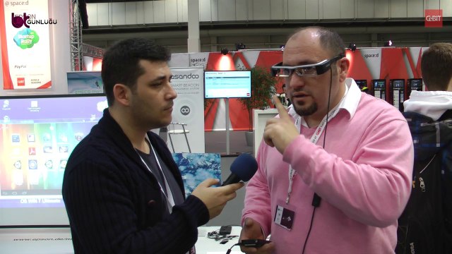 CeBIT 2014 Özel: Epson BT200 Gözlük Sanal Gerçeklik