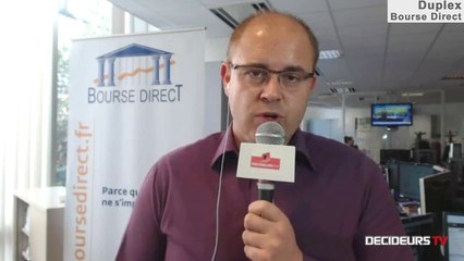 01/04/14 : Les Experts de Bourse Direct dans l'émission "Duplex Bourse" sur Décideurs TV