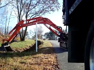 Kubota U35 Mini Ekskavatör Şev Açma Uygulaması