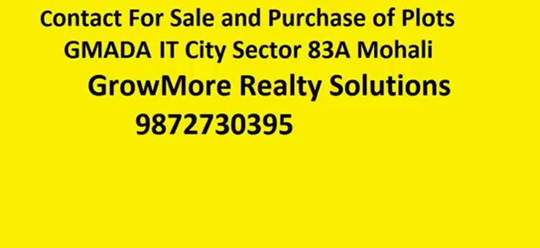iT City Mohali | Gmada IT City Sector 83 A Mohali 9872730395