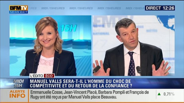 L'Édito éco de Nicolas Doze: Manuel Valls sera-t-il l'homme du choc de compétitivité et du retour de la confiance ? - 01/04