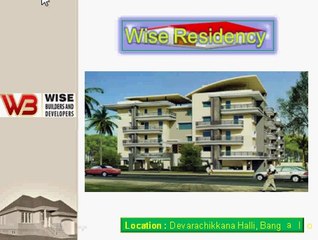 Wise Builders & Developers | Luxurious 2BHK Flats | 3BHK Apartments Sale Bangalore