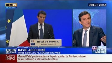 Le Soir BFM: Edition Spéciale: Manuel Valls, Premier ministre - 31/03 1/3