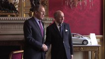 Rencontre avec Laurent Fabius et Sergueï Lavrov, lundi 31 mars 2014.