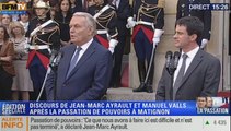 Replay passation de pouvoir entre Manuel Valls et Jean Marc Ayrault