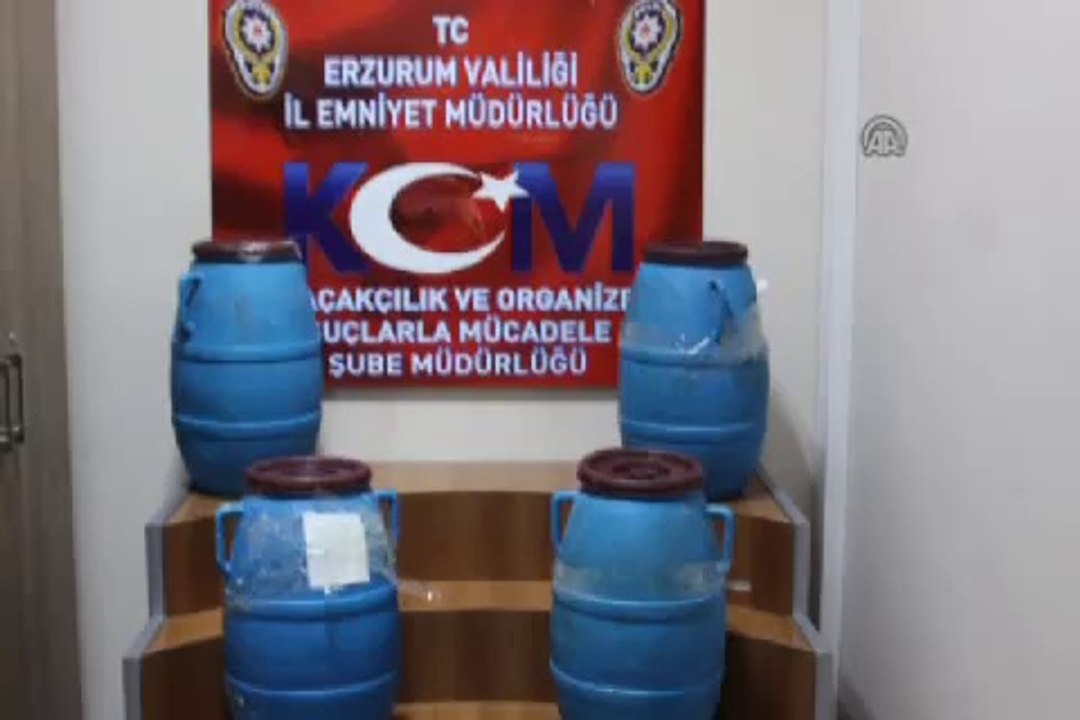 Bidondan peynir değil eroin çıktı