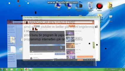 YOUTUBE'YE VE TWİTTER'E GİRME (ultrasurf)