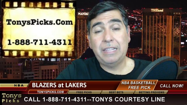 LA Lakers vs. Portland Trailblazers Pick Prediction NBA Pro Basketball Odds Preview 4-1-2014