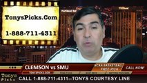 SMU Mustangs vs. Clemson Tigers Pick Prediction NIT Tournament College Basketball Odds Preview 4-1-2014
