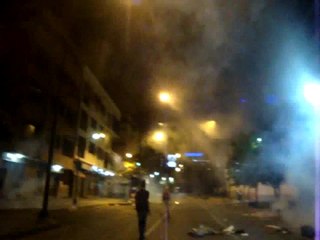 Así se defendieron de la PNB en Chacao este 31M