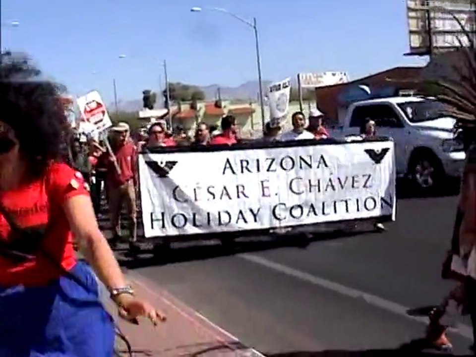 Cesar Chavez Rally and March in Tucson 2014 Part 2