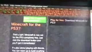 Minecraft For Ps3 (download in description)