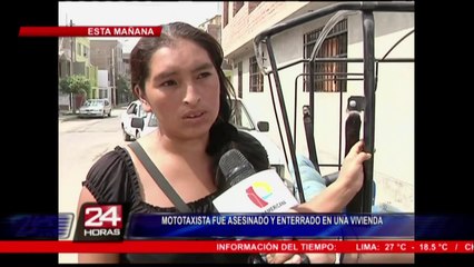 Familiares de fallecido mototaxista piden todo el peso de la ley para asesino