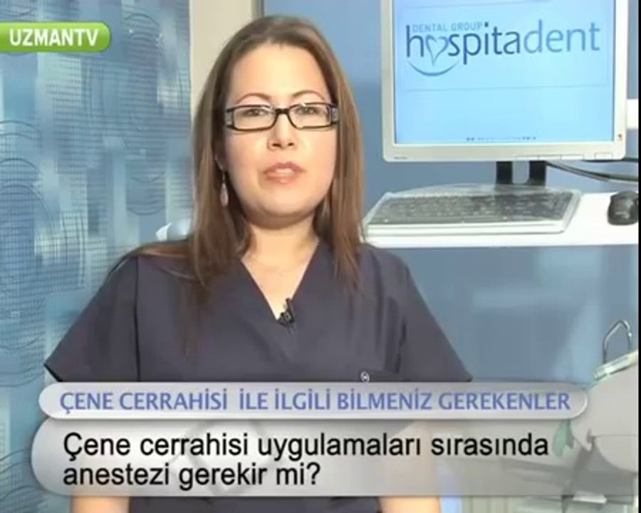 Çene cerrahisi uygulamaları sırasında anestezi gerekir mi?