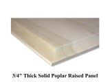 Solid Poplar Wood Acme Raised Panel Cabinet Doors