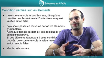 Comment utiliser les tableaux array avec le framework dojo partie 2