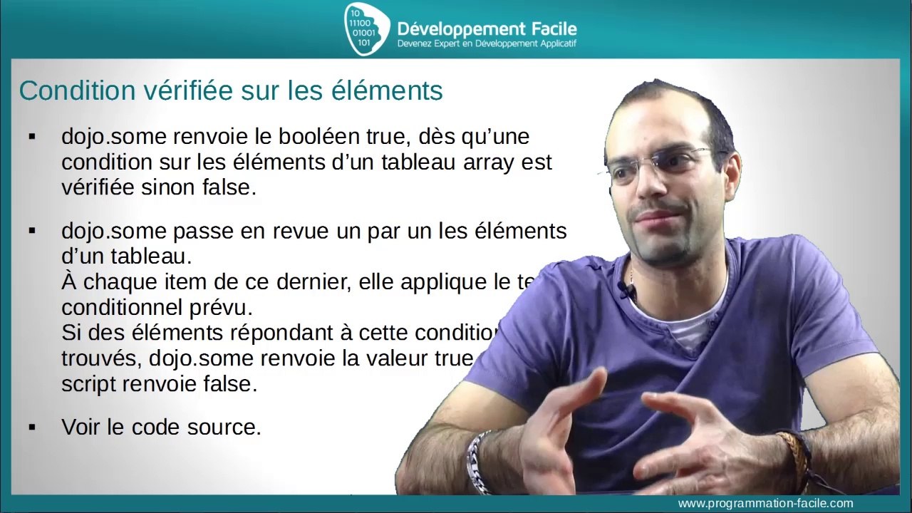 Comment utiliser les tableaux array avec le framework dojo partie 2