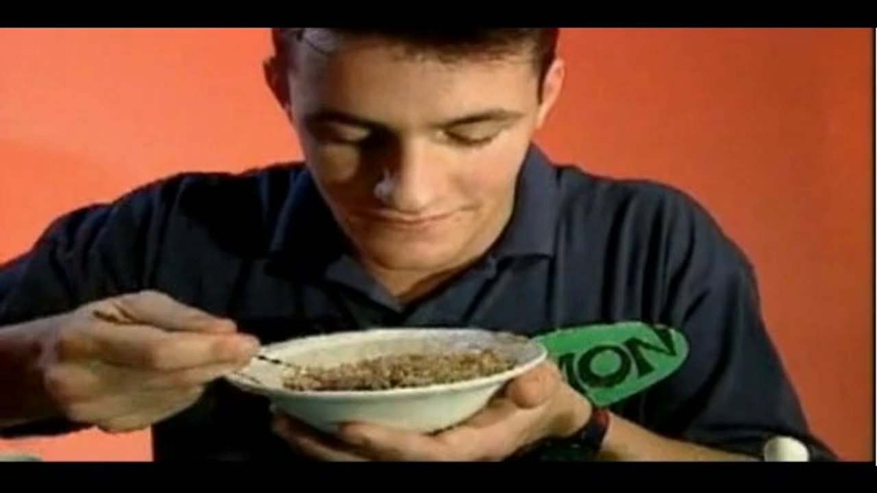 Simon eats a bowl of dead skin