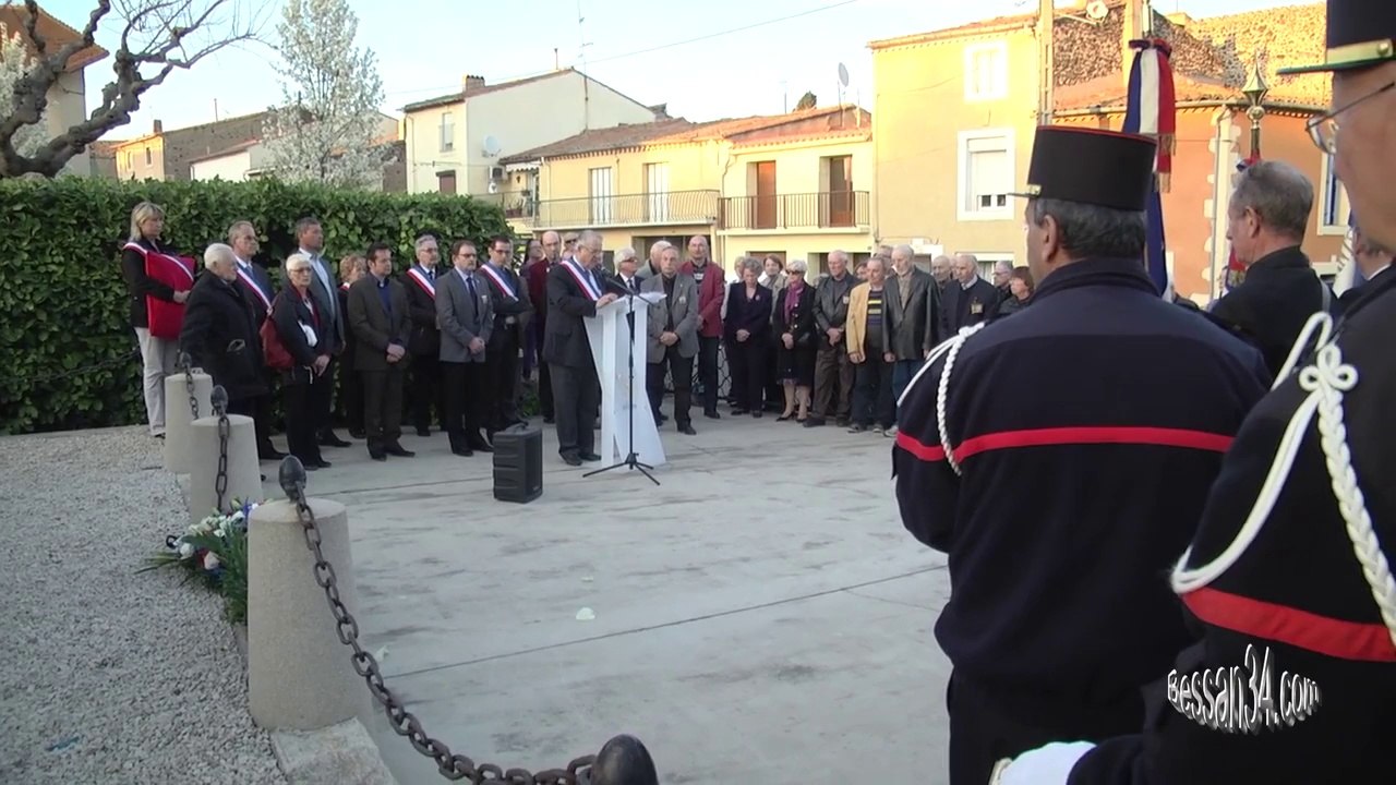 Bessan-FNACA-Cérémonie du 19 Mars 2014