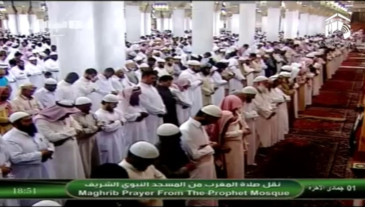1st April 2014 Madeenah Maghrib led by Sheikh Hudhaify