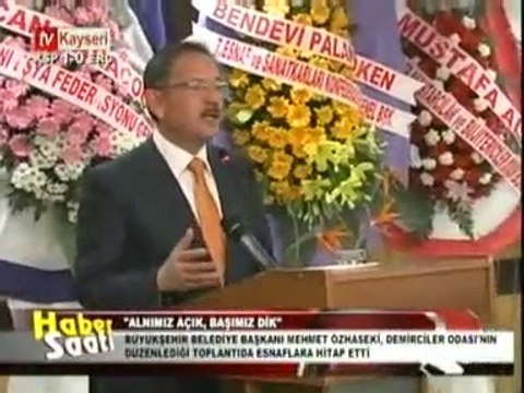 Kayseri Demirciler Odası Toplantısı ve Esnaflar -. Mustafa Elitaş , Bendevi Palandöken