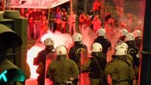 Anti-austerity protest in Athens erupts into clashes