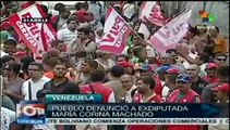 Venezuela: denuncian a ex diputada Machado por 