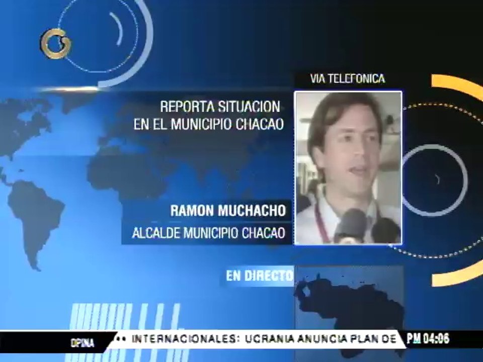 Ramón Muchacho ofrece balance sobre situación irregular en el municipio Chacao