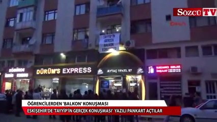 İşte gerçek 'balkon' konuşması