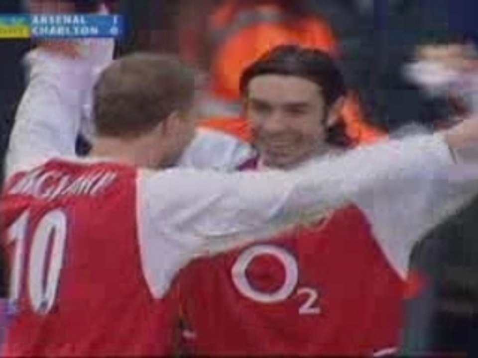 Wonderful goal by Robert Pires