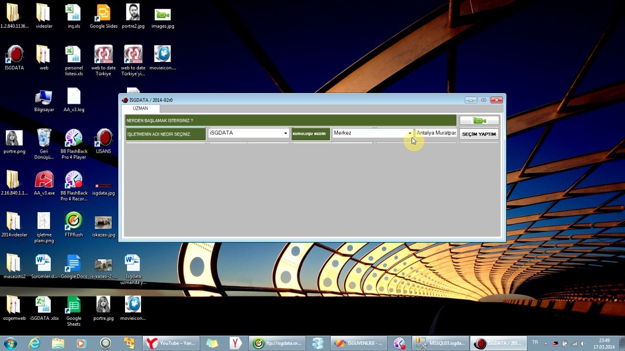 Seçim listelerine excel den veri yükleme