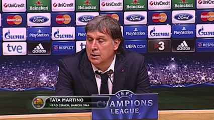 Tata Martino alaba a su equipo y a Neymar