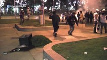 La 'dignidad' más violenta: 67 policías y 34 manifestantes heridos