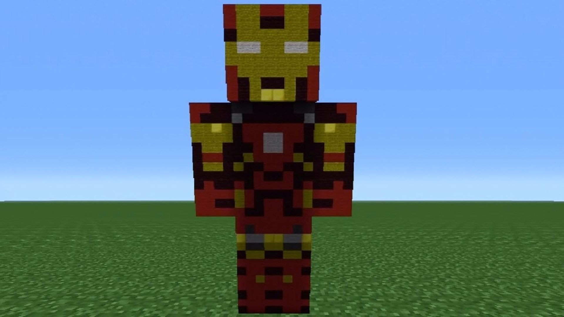 iron man statue minecraft