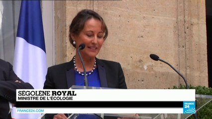 'Je suis très honorée d'être chargée de cette mission de l'écologie' dit Ségolène Royal